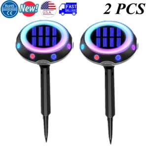 2PCS Solar LED Ground Lights for Outdoor Landscape and Pathway –  Buried Lamps - Picture 1 of 10