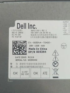 Fuente de alimentación Dell OptiPlex MT 790 990 7010 L265AM-00 0053N4 PS-6271-6DF L-K - Imagen 1 de 5