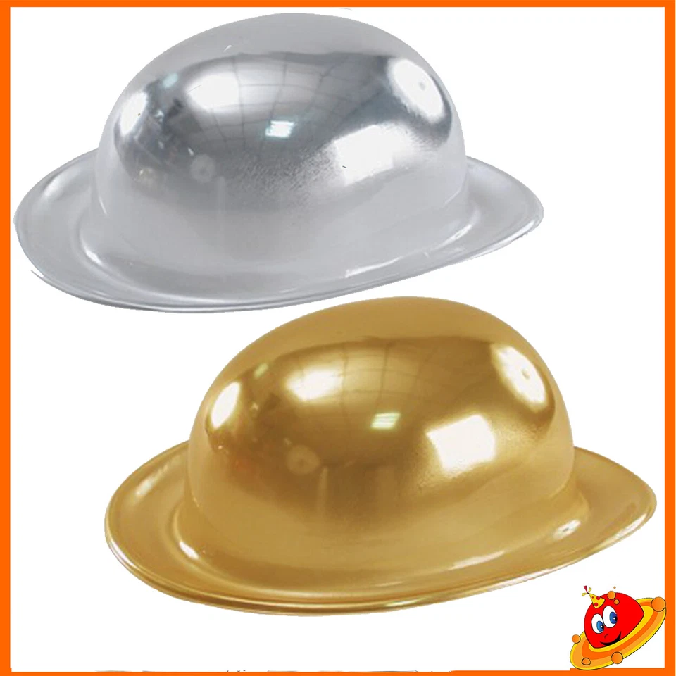 Cappello Donna Uomo Bombetta anni 30  Travestimento Party Carnevale - Immagine 1 di 1