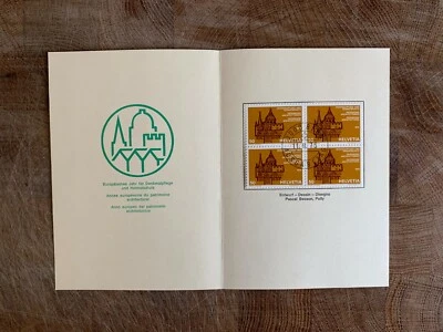 SUIZA HELVETIA 1975 USADO PTT ARQUITECTURA PATRIMONIO AÑO Foto 1 de 2
