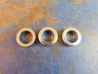 3 POLISHED 3/4" AXLE SPACERS 1 @.500 & 2 @.575 HARLEY DAVIDSON & CUSTOM CHOPPERS