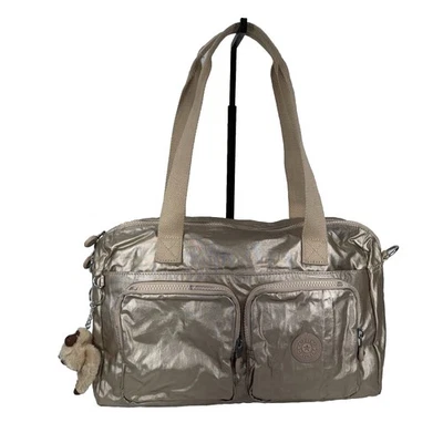 Kipling Umhängetasche Handtasche Champagner Gold Metallic Cool Defea Crossbody - Bild 1 von 4