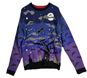 Halloween Fledermaus Goth Friedhof Hipster Gothic Pullover Pulli Dark Academia - Bild 1 von 6