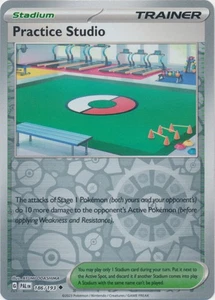 Practice Studio - 186/193 - Uncommon - Reverse Holo NM, English Pokemon Paldea E - Picture 1 of 1