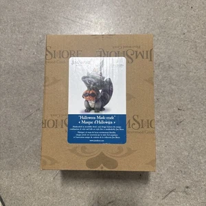 Jim Shore HALLOWEEN MAPACHE-MÁSCARA HALLOWEEN-ERADE FIGURA 6012748 NUEVO - Imagen 1 de 4