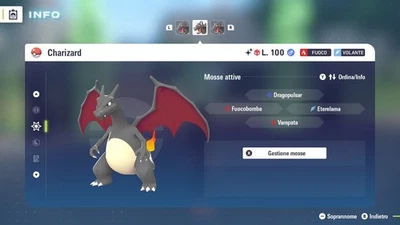CHARIZARD ALFA SHINY 6IV BR + MASTERBALL - LEGGENDE POKEMON: Z-A - Image 1 of 2