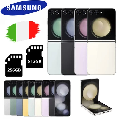 NUOVO Samsung Galaxy Z Flip5 - 512GB 256GB Nero Bianco Viola Green (Sbloccato) - Immagine 1 di 3
