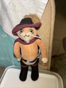 Collectible Shrek 2 Puss In Boots Stuffed Animal Plush Toy 2004 Dreamworks - Picture 1 of 10