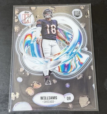2024 Topps Signature Class CALEB WILLIAMS RC Clear Acetate Fluidity #F-1 - Image 1 of 2