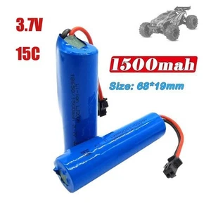 New 3.7V 1500mah 15c Battery For JJRC RC Stunt Car Q85 Toys SM-2P Boat Car - Foto 1 di 12