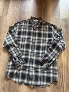 Camisas de tela de poliéster reciclado de lana para hombre talla M azul 21AW usadas - Imagen 1 de 4