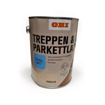 Treppen- und Parkettlack 2,5L Versiegelungslack BEULE seidenmatt - Bild 1 von 4