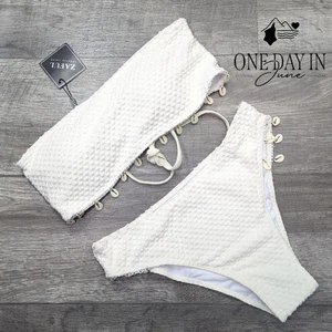 Zaful Struktur Bandeau Bikini Badeanzug Größe M - Bild 1 von 5
