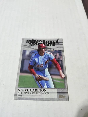 2017 Topps Memorable Moments Steve Carlton # 4 - Image 1 of 2