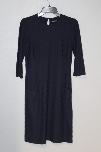 VETEMENTS Abito donna J.McLaughlin PICCOLO Catalina tessuto stampa diamante testurizzato tasche