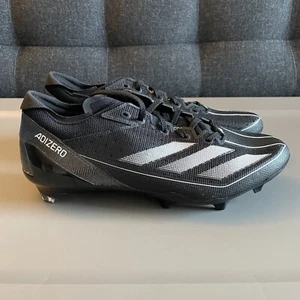 adidas Men’s Adizero Electric FOOTBALL CLEATS Black/White/Carbon Size 9 New - Picture 1 of 6