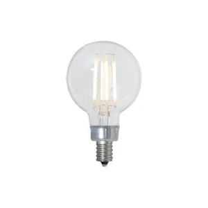 Bulbrite Pack of (3) 4.5 Watt Dimmable Clear G16 LED Light Bulbs with Candela... - Picture 1 of 1