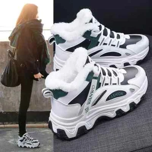 Women's Casual Sneakers Non Slip Comfortable Sports Shoes Women Winter - Picture 1 of 19