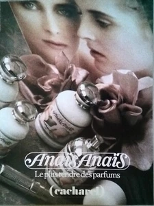 Publicité parfum . Anaïs Anaïs de Cacharel . Feuille de magazine. - Picture 1 of 1