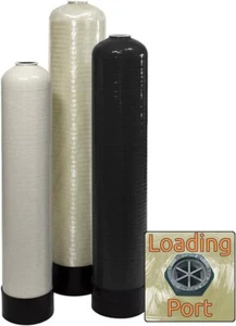 10 Zoll x 44 Zoll Mineral & Harztank mit Kuppel Ladeanschluss - Bild 1 von 1