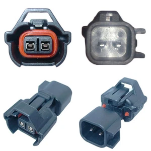 Adaptador de inyección de combustible - NIPPON DENSO (Mujer) a BOSCH EV6 (Macho) enchufe inyector - Imagen 1 de 3