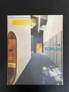 The Architectural Forum September 1968 Magazine 9" x 11" - Picture 1 of 2