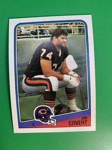 1988 Topps Jim Covert UER #76 Chicago Bears - Picture 1 of 2