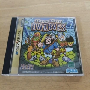 Three Dirty Dwarves SegaSaturn SS GS-9137 1997 NTSC-J SEGA Tested working USED - Picture 1 of 20