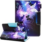 Universal 10 10.1 Inch Android Tablet Case, Multi-angle 01 Purple Butterfly