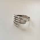 Women Jewelry Adjustable Gift Open Hand Punk Creative 925 Sterling Silver