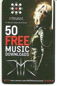 2006 X-men the last stand emusic Storm Halle Berry promo card rare - Picture 1 of 2