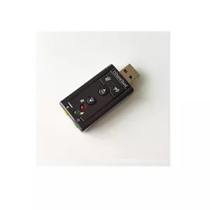 USB 2.0 External Sound Card Virtual 7.1 Channel Stereo Audio Portable Adapter - Picture 1 of 4