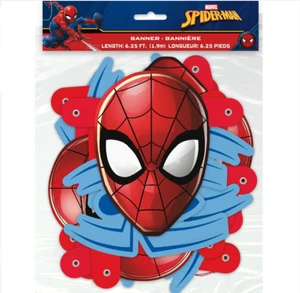 Spiderman Birthday Banner ~ Boys Birthday Party Supplies SPIDER-MAN Decoration - Picture 1 of 4