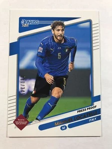 2021-22 Donruss Press Proof Gold #78 Manuel Locatelli - Italy 080/349 - Bild 1 von 1