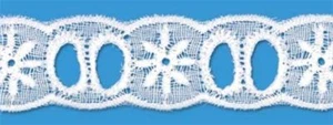TRIMPLACE White 5/8 Inch Baby Beaded Galloon - 15 Yards - Picture 1 of 1