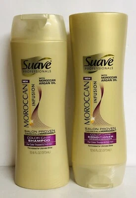 Suave Professionals ~ Nuevo champú y acondicionador para infusión marroquí 12,6 fl oz Ea. Foto 1 de 2