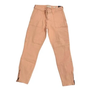 Lucky Brand Jeans Women’s Lolita Skinny Crop Pink Ankle Zipper Stretch Sz 10/ 30 - Picture 1 of 6