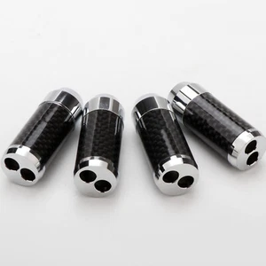 HiFi Cables Pants Y Splitter Carbon Fiber Stainless Steel for RCA Speaker Wires - Picture 1 of 14