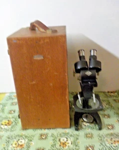 PRIOR WISSENSCHAFTLICHES MIKROSKOP STAGE ENGLAND 29134 MIT HÜLLE - Bild 1 von 16
