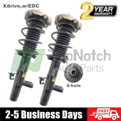Front L+R Shock Struts Assys w/EDC For BMW 3 4 Series F30 F32 330i 435i xDrive - Image 1 of 4