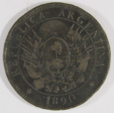 1890 Argentina 2 Centavos