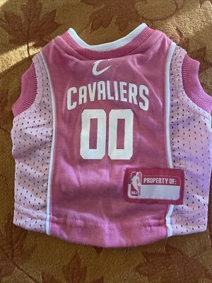 Pet Dog Clothes Girl Pink Cleveland Cavaliers Jersey Size XS - Image 1 of 3