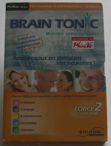BRAIN TONIC Force 2 Confirmé coach santé mentale PC / MAC CD ROM NEUF SCELLÉ - Photo 1/3