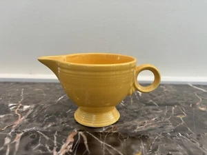 Cremiera vintage anni '50 con manico ad anello Fiestaware - calendula Homer Laughlin - Foto 1 di 4