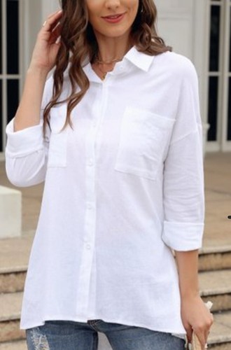 CELLABIE VETEMENTS DONNA BIANCA TASCA ALTA CON BOTTONI BASSI 2XL