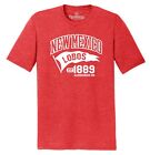 The University of New Mexico Lobos "Vintage Pennant" Premium Tri-Blend T-Shirt