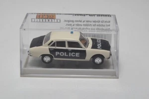 B8 1:87 BREKINA 29108 PEUGEOT 504 POLICE CREAM BLACK MIB - Picture 1 of 6