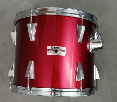 YAMAHA AÑOS 80 5000 SERIE 13" GRANATE ROJO TOM TAMBOR, HAYA / CAOBA JAPÓN RARO Foto 1 de 4