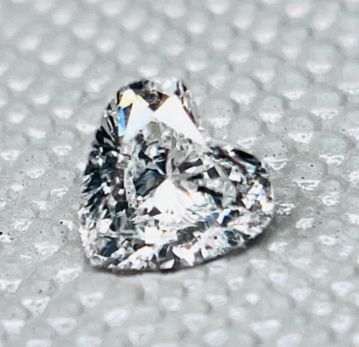 GIA CERTIFIED Genuine Heart Brilliant .24 CT SI2 I Natural Earth Mined Diamond - Image 1 of 4