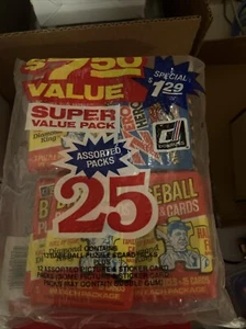 1982 Donruss Super Value Pack/Fun Bag 25 Packs 17 Baseball Packs Cal Ripken RC - Bild 1 von 2